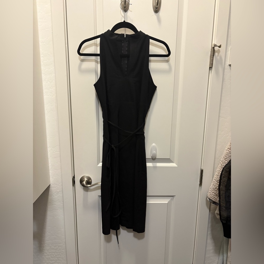 Le Chateau Black Backless Dress